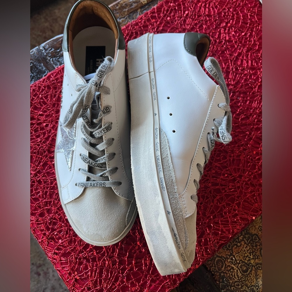 Golden Goose Men Hi Star Sneakers